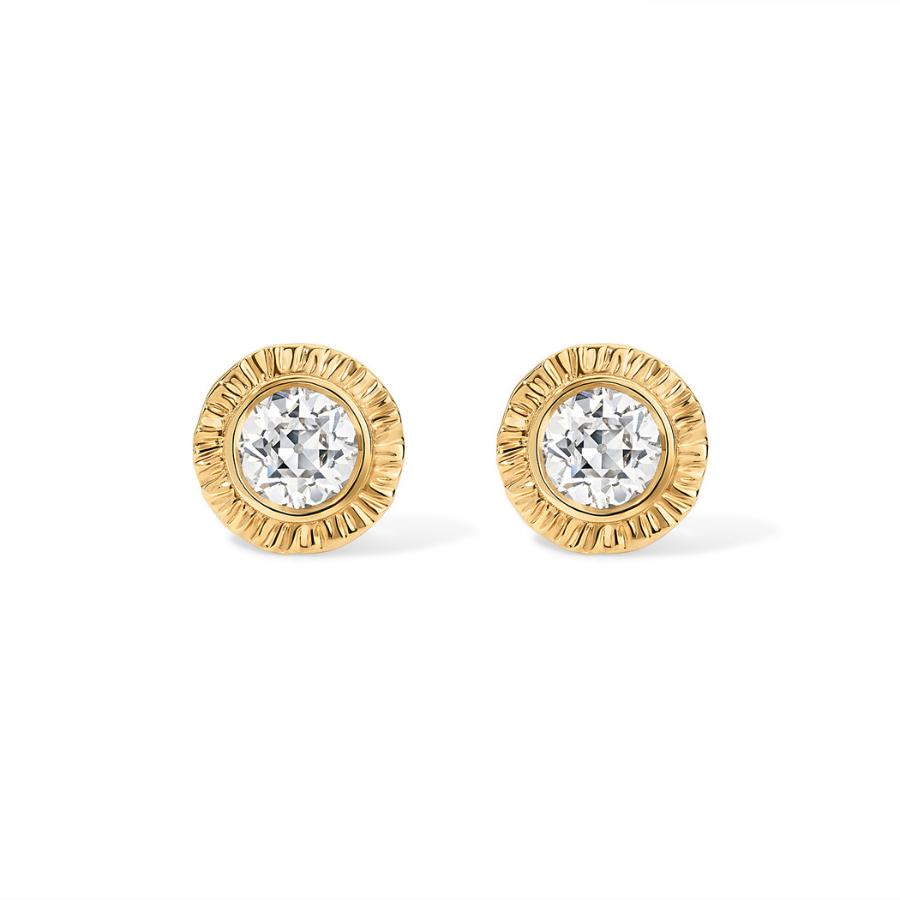 Diamond Plissé Earrings