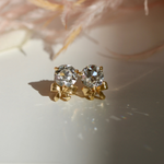 Diamond Rosette Earrings