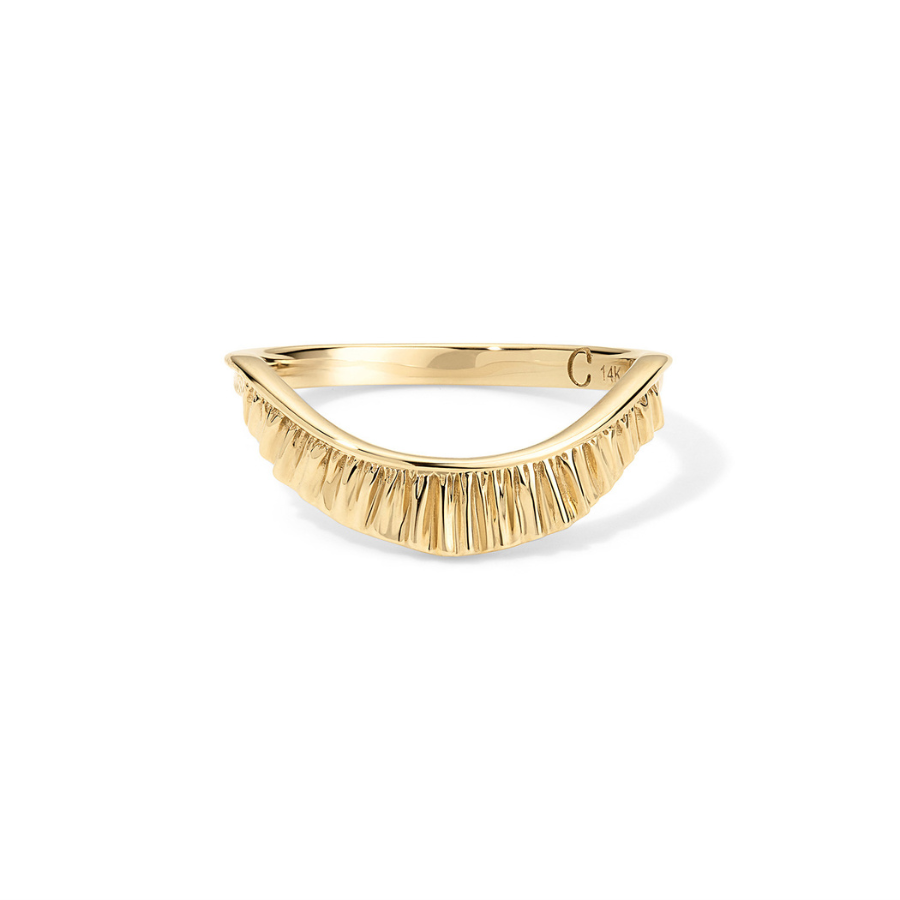 Plissé Curved Band