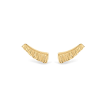 gold ruffle ear cuff