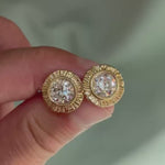 Diamond Plissé Earrings