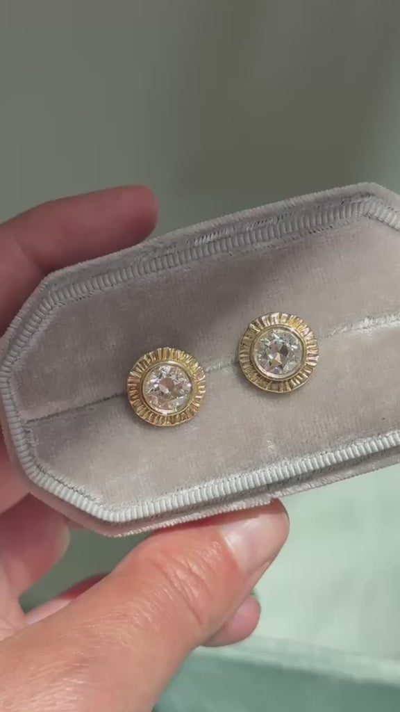 Diamond Plissé Earrings